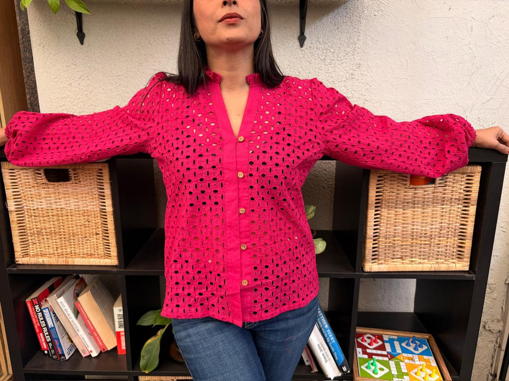 Magenta Hakoba Shirt