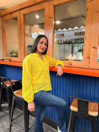 Sunburst Yellow Hakoba Shirt