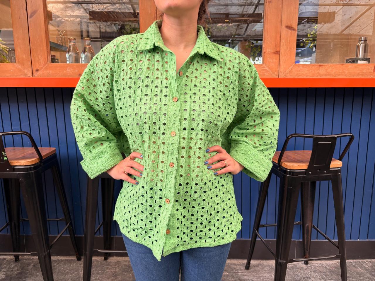 Lime Hakoba Shirt