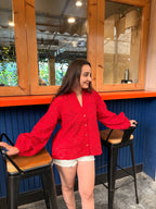 Red Hakoba Shirt