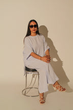 Powder Blue Relaxed Co-Ord Set
