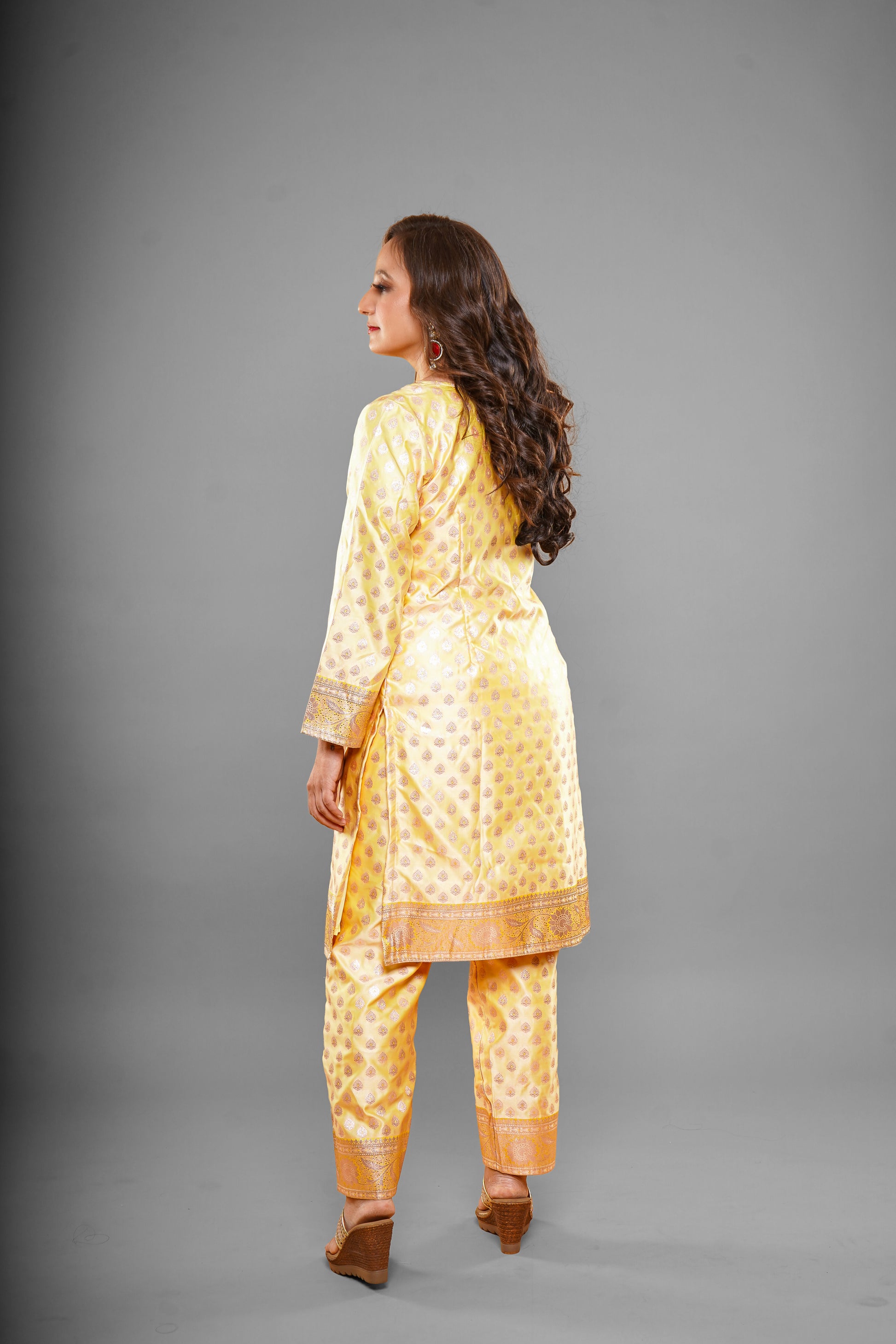 Lemon Yellow Kurta Pant
