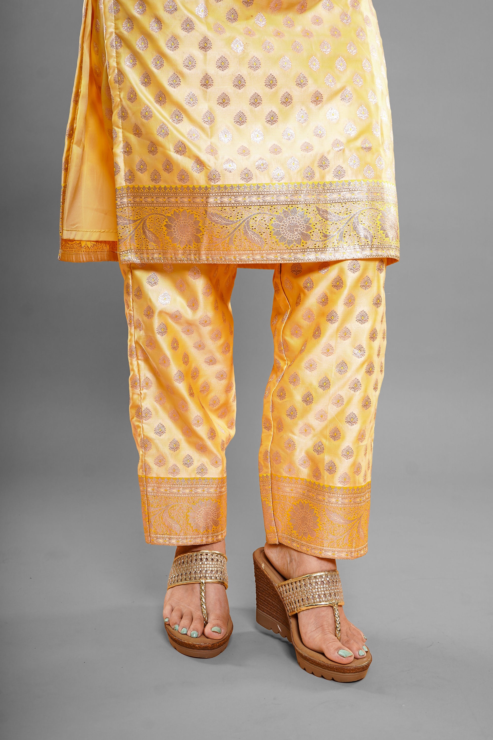 Lemon Yellow Kurta Pant
