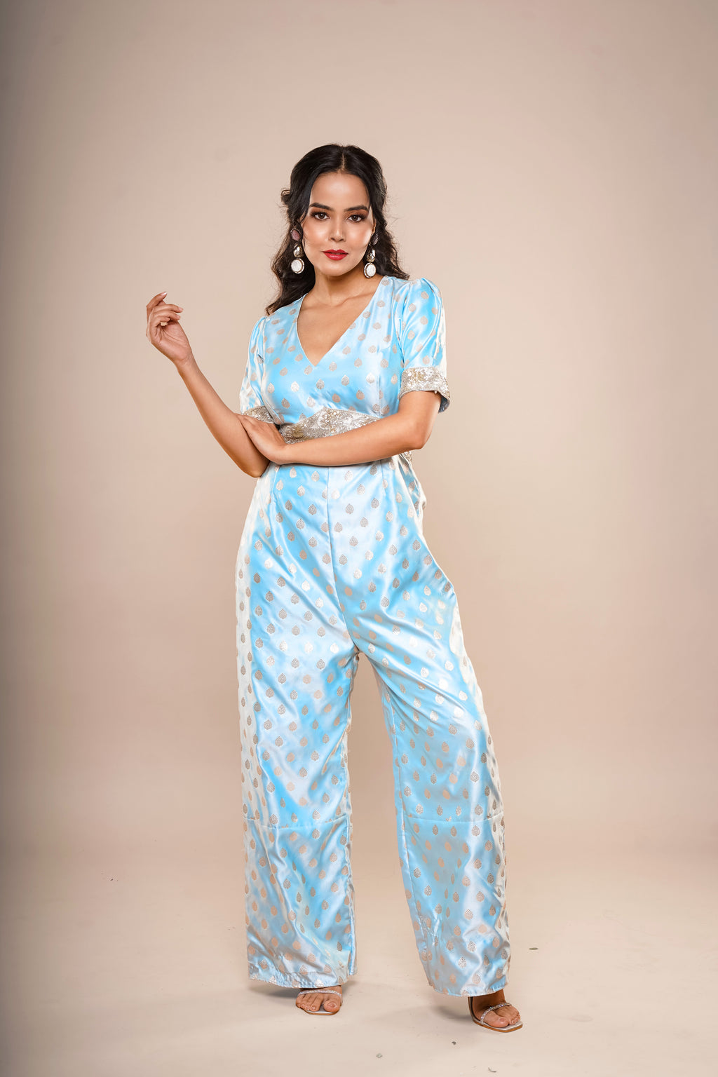 Sky Blue Jumpsuit