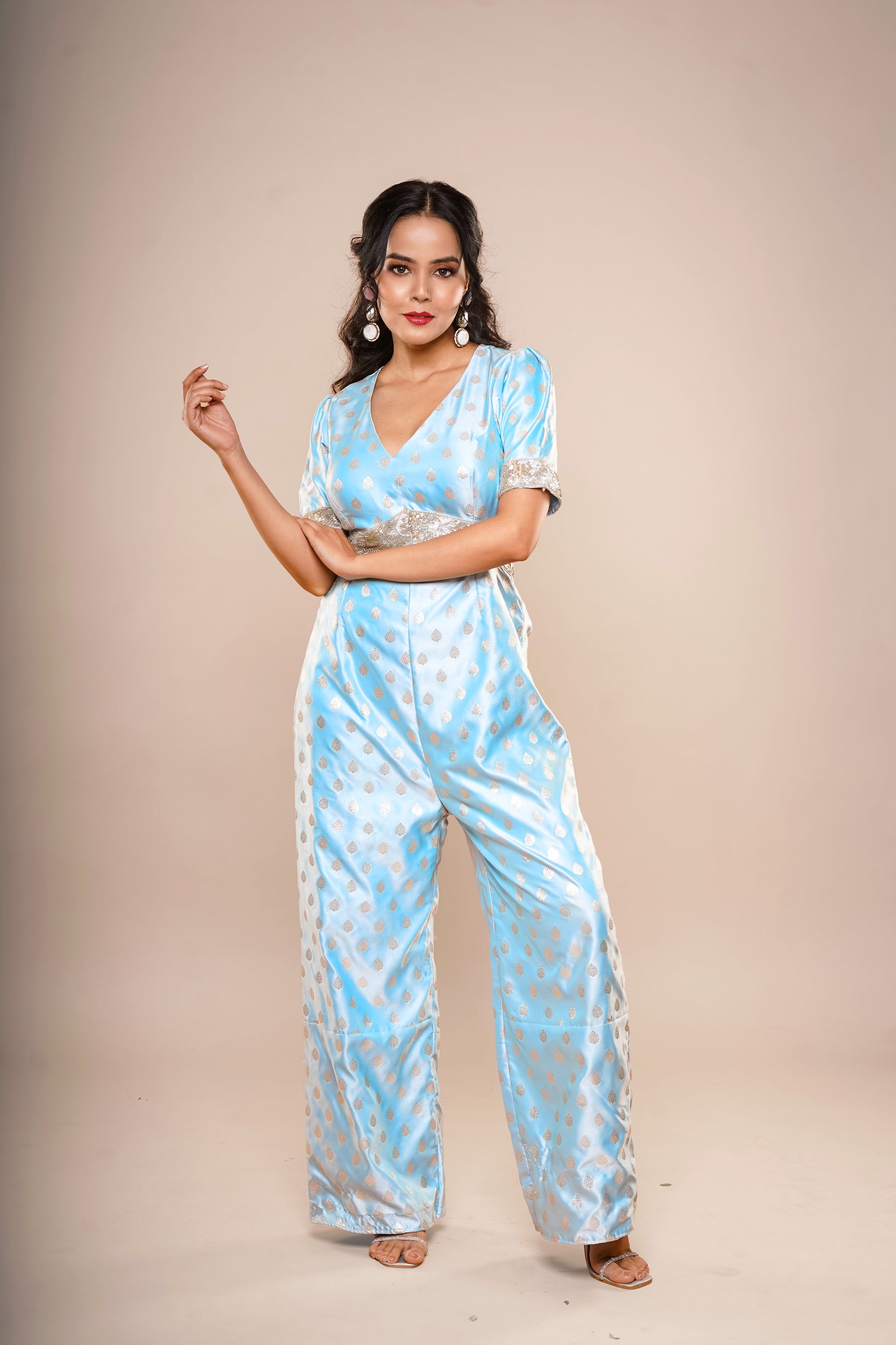 Sky Blue Jumpsuit