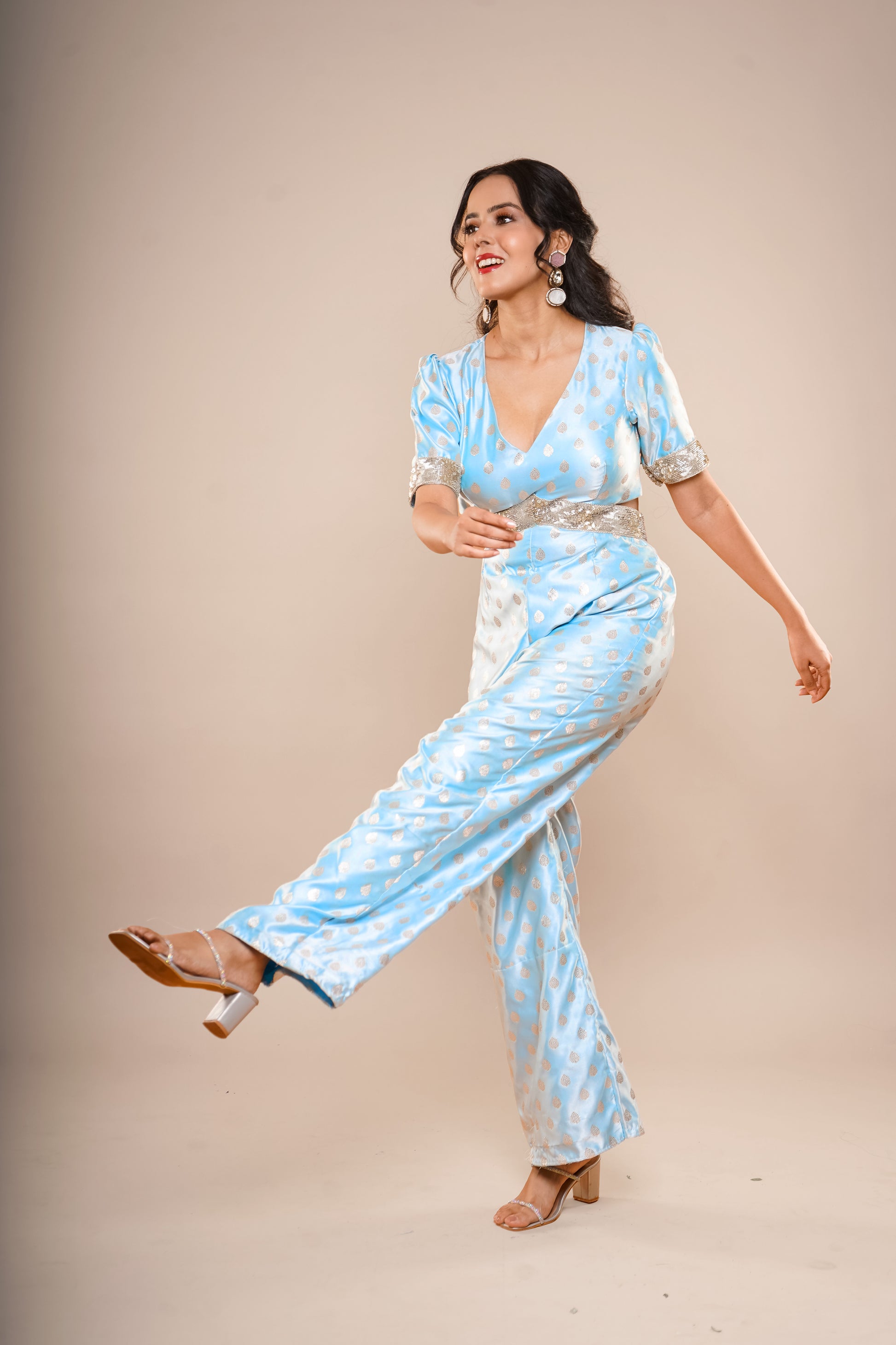 Sky Blue Jumpsuit