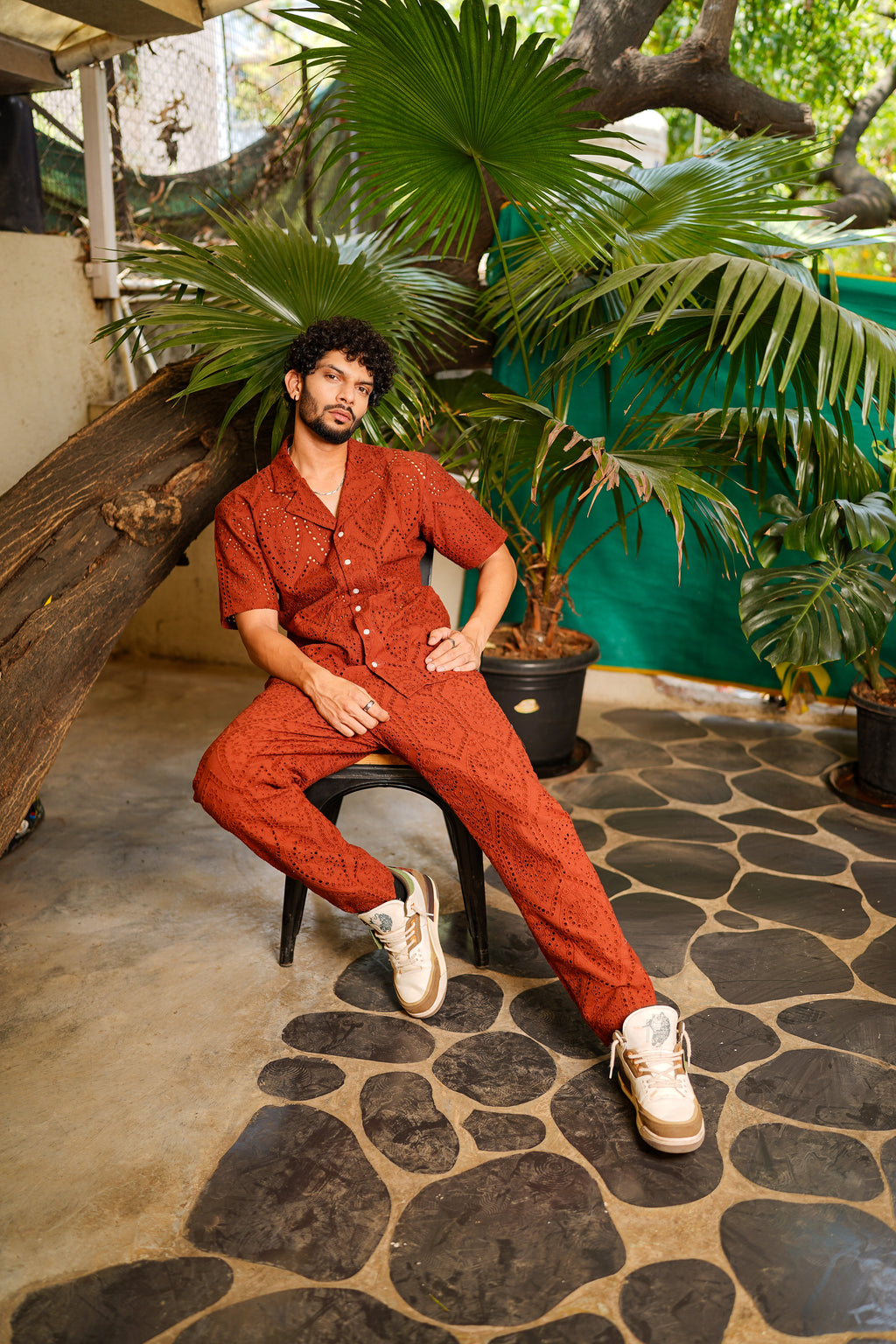 Rust Colour Shirt and Pant Men's