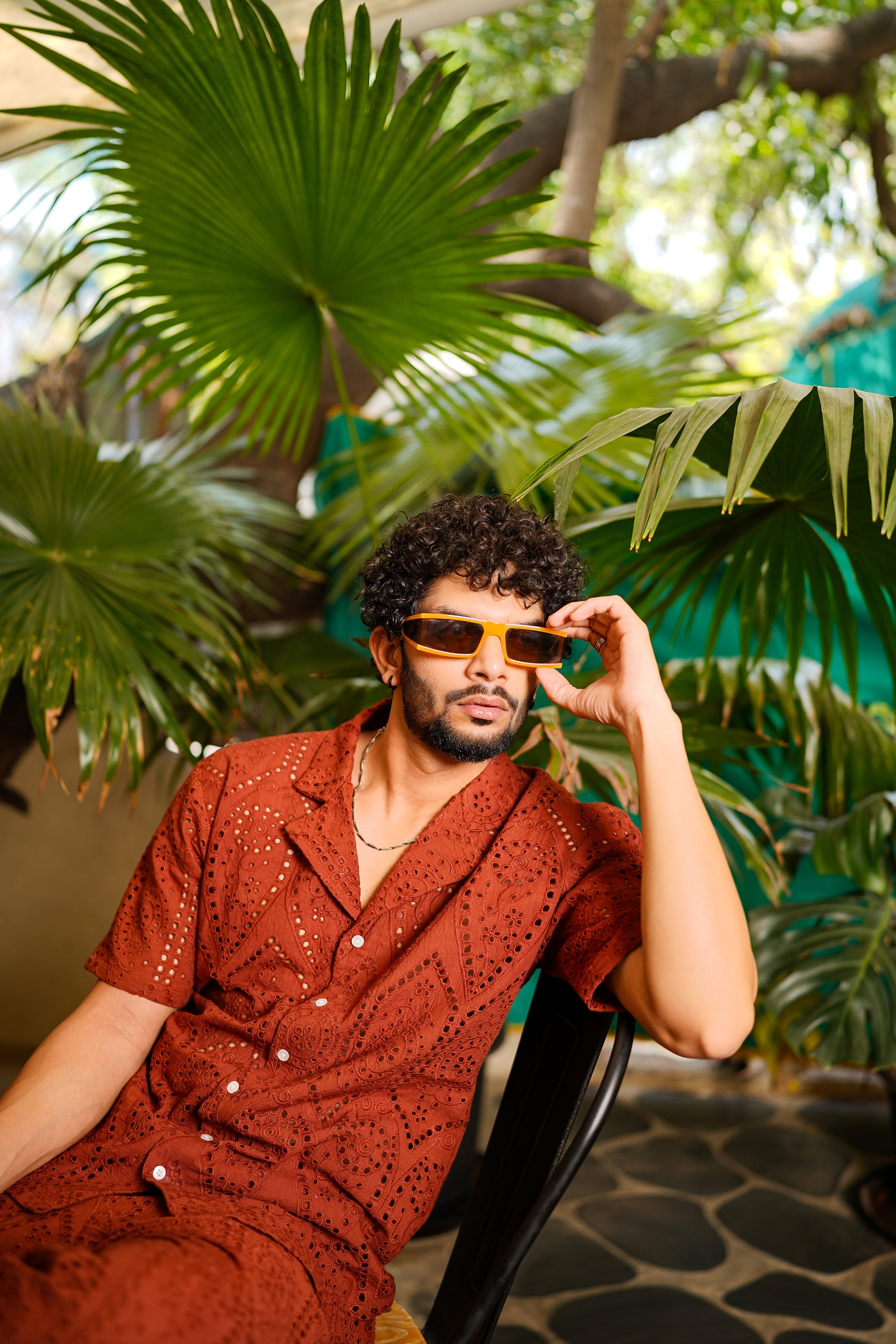 Rust Colour Shirt and Pant Men's