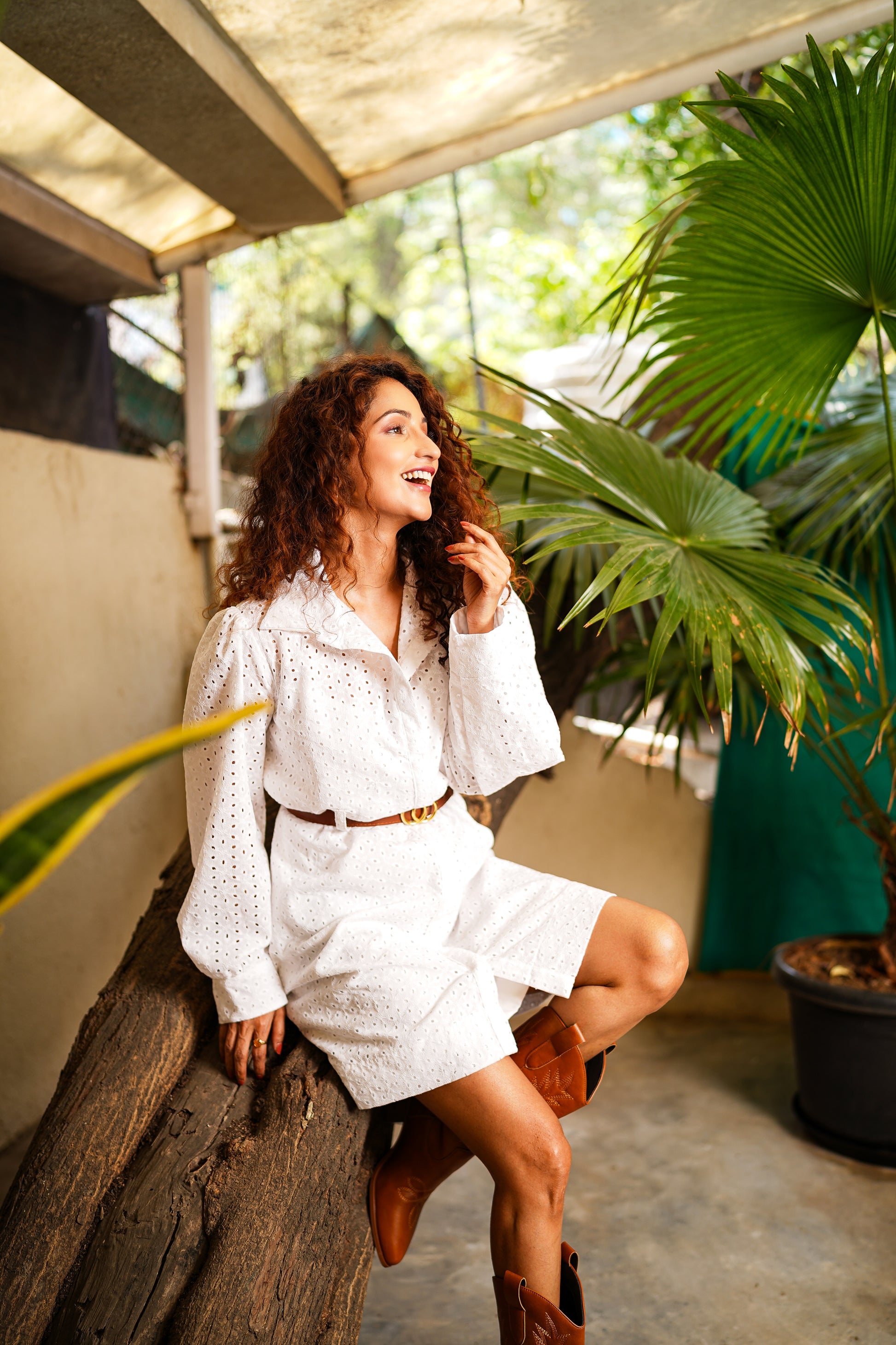 White Shirt Dress