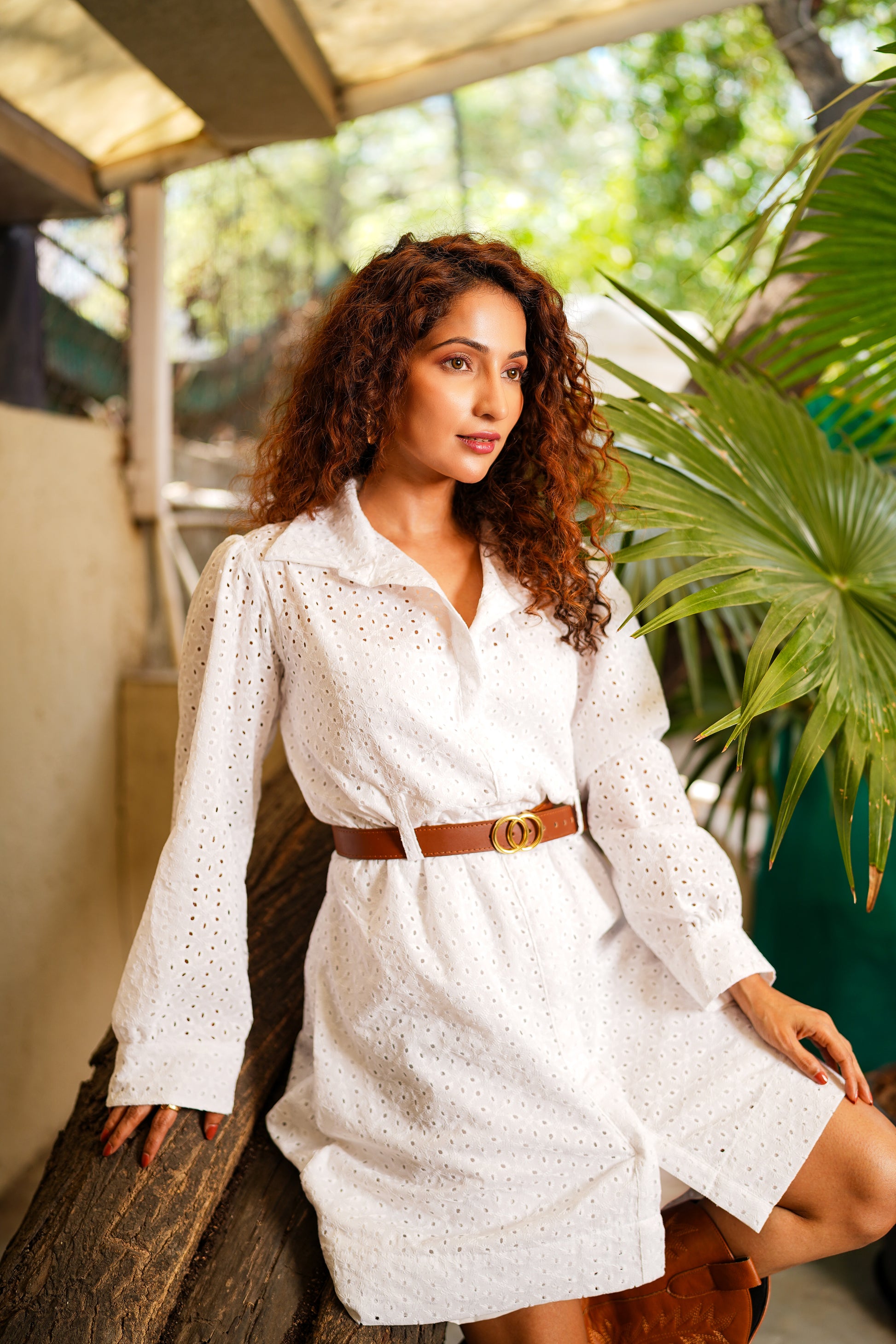 White Shirt Dress