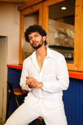White Shirt and Pants Men's
