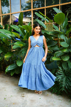 Denim Blue Long Dress